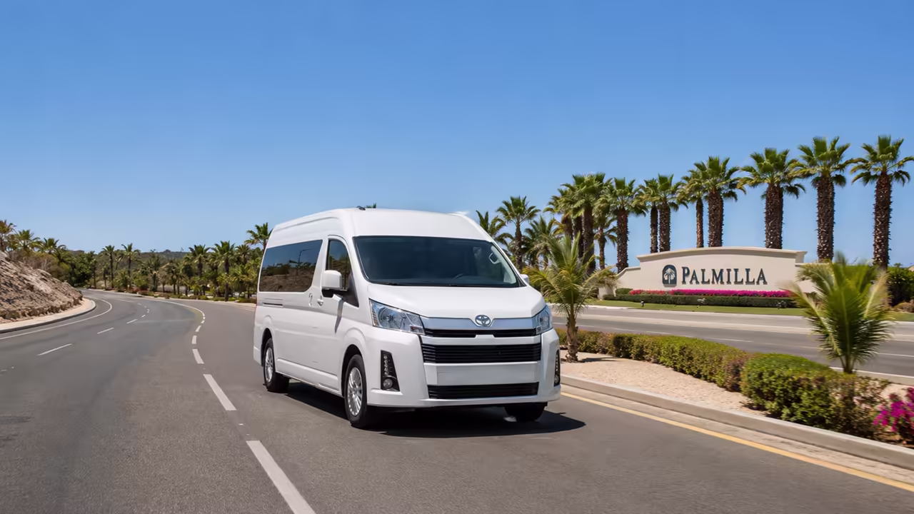 Shared shuttle van in Los Cabos