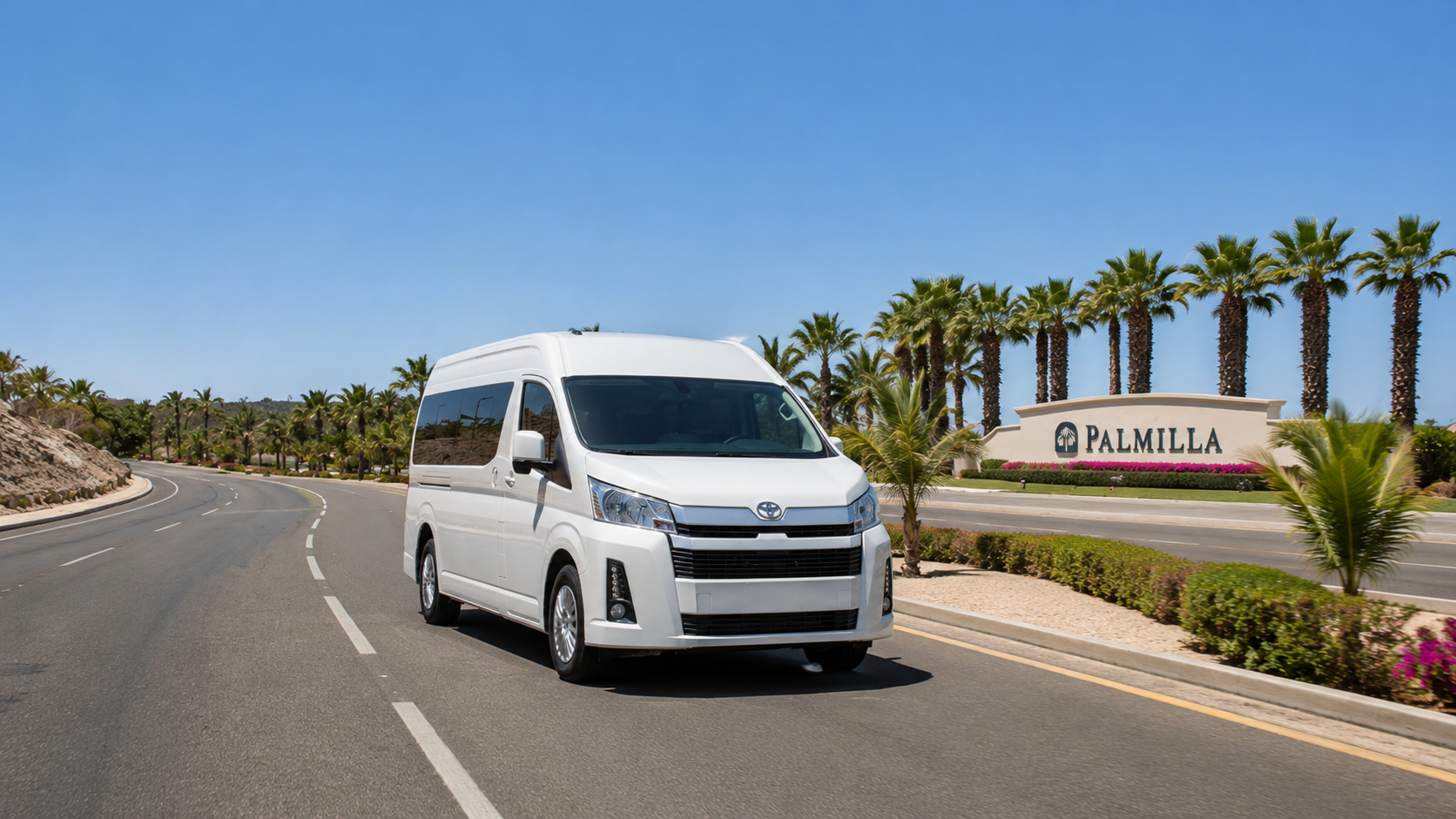 Private SUV shuttle van for Cabo San Lucas airport transfers